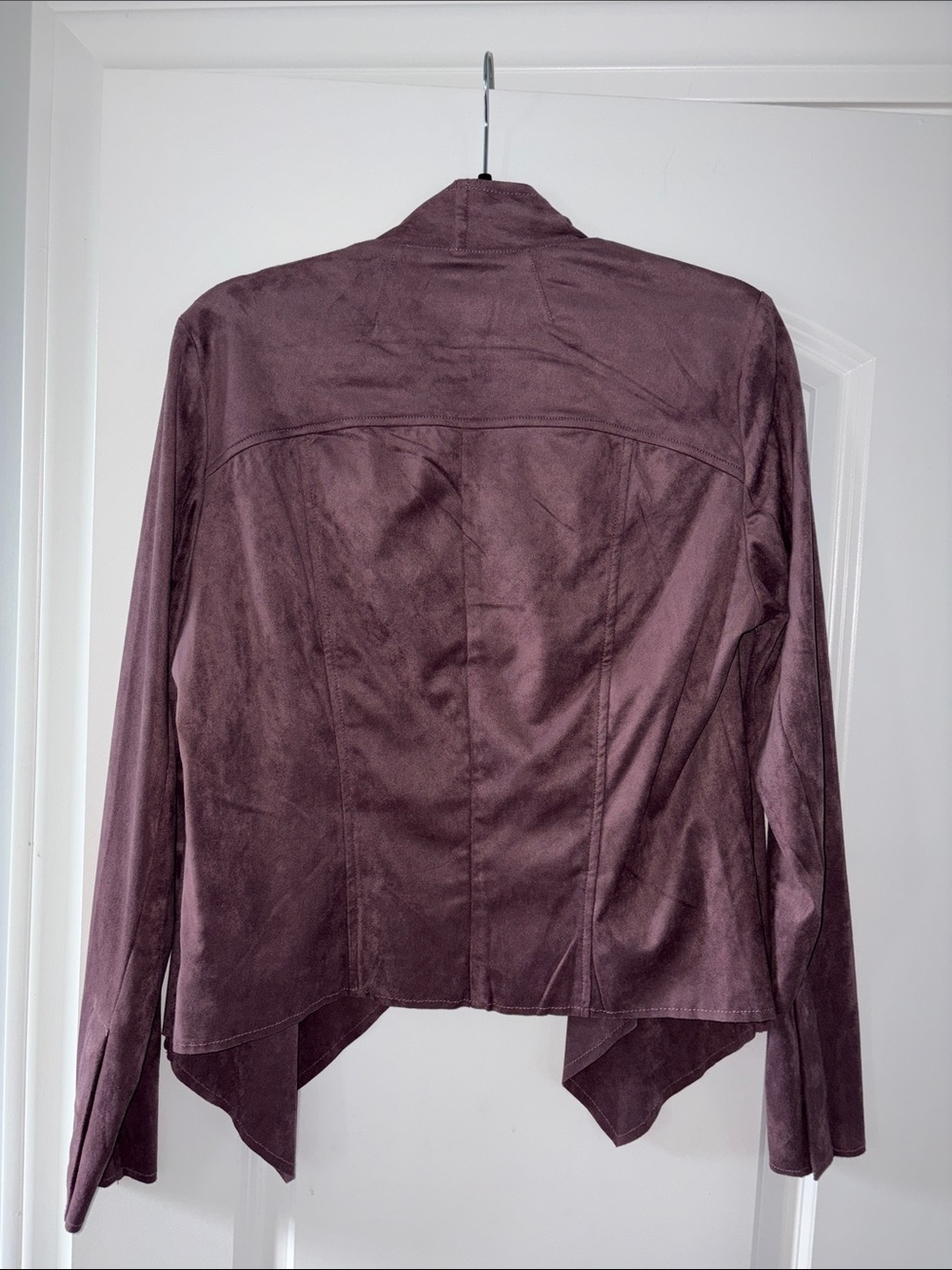 Kut from the Kloth Mauve Draped Open-Front Jacket - Picture 3 of 4